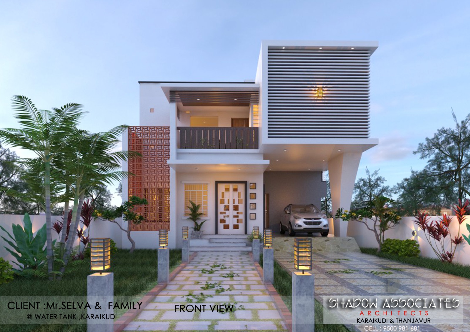 Selva & Ajetha Residence - Design